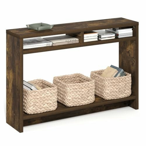 Furinno Viola 47.2-inch 3-Tier Console Table: $67.76