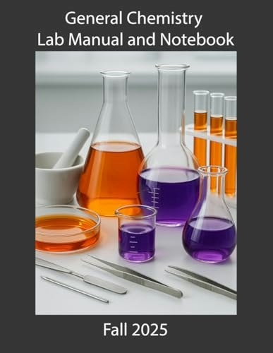 General Chemistry Lab Manual and Notebook: $16.73