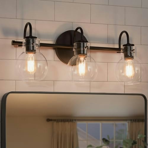 KSANA 3-Light Modern Farmhouse Vanity Light: $68.06 KSANA 3-Light Modern Farmhouse Vanity Light: $68.06