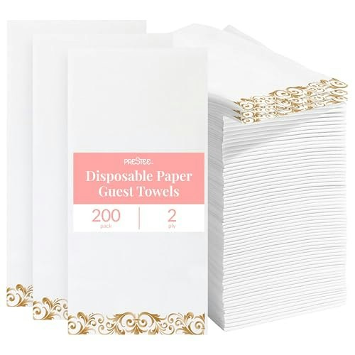 Prestee Disposable Paper Guest Towels 200-Pack: $26.88 Prestee Disposable Paper Guest Towels 200-Pack: $26.88