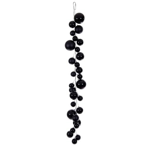 Vickerman 6-Foot Black Ball Branch Garland: $104.82