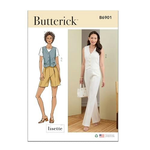 Butterick Misses' Vest, Pants, and Shorts Sewing Pattern: $16.15 Butterick Misses' Vest, Pants, and Shorts Sewing Pattern: $16.15