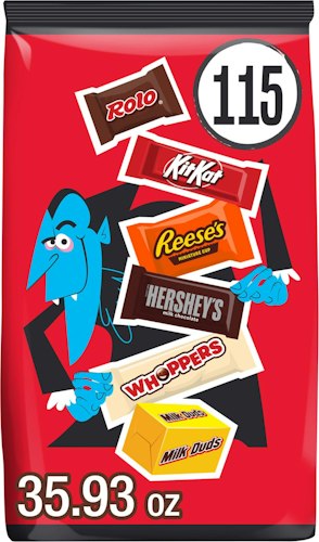 Hershey's Assorted Chocolate Halloween Candy 36-oz. Variety Pack for $17, 2 for $32 + free shipping w/ Prime