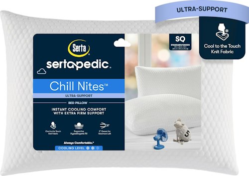 Sertapedic Chill Nites Ultra Support Standard/Queen Bed Pillow for $5 + free shipping w/ $35