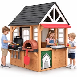 Coclub Outdoor Wooden Play House for $270 + free shipping