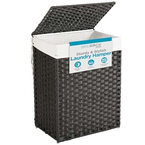 BirdRock Home Laundry Hamper with Lid: $47.95 BirdRock Home Laundry Hamper with Lid: $47.95