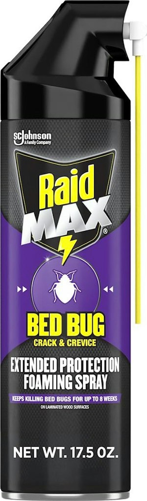 Raid Max Bed Bug Crack & Crevice Extended Protection 17.5-oz. Foaming Spray: $8.56 via Sub. & Save Raid Max Bed Bug Crack & Crevice Extended Protection 17.5-oz. Foaming Spray: $8.56 via Sub. & Save