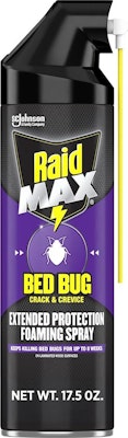 Raid Max Bed Bug Crack & Crevice Extended Protection 17.5-oz. Foaming Spray for $8.56 via Sub. & Save + free shipping w/ Prime