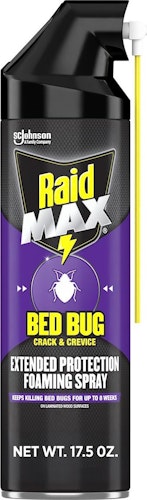 Raid Max Bed Bug Crack & Crevice Extended Protection 17.5-oz. Foaming Spray for $8.56 via Sub. & Save + free shipping w/ Prime