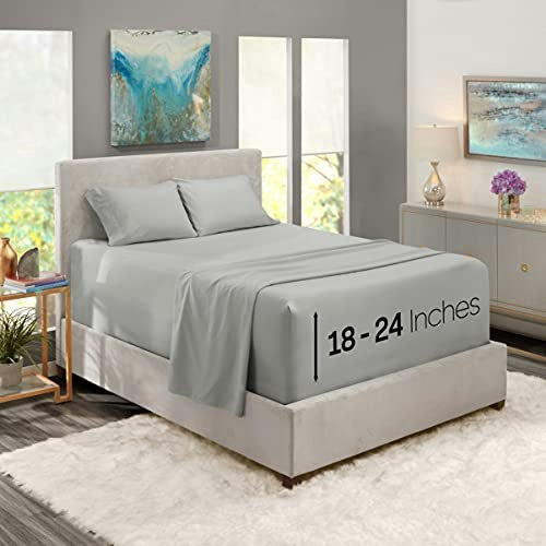 Nestl King Deep Pocket Microfiber Sheet Set 4-Piece: $29.49