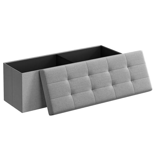 Songmics 43.3-Inch Folding Storage Ottoman Bench: $37.97 Songmics 43.3-Inch Folding Storage Ottoman Bench: $37.97