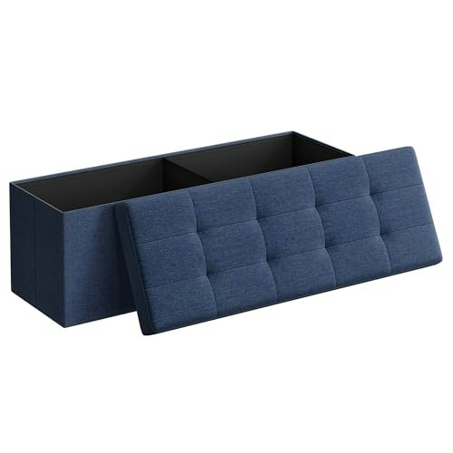 Songmics 43.3-Inch Folding Storage Ottoman Bench: $40.35 Songmics 43.3-Inch Folding Storage Ottoman Bench: $40.35