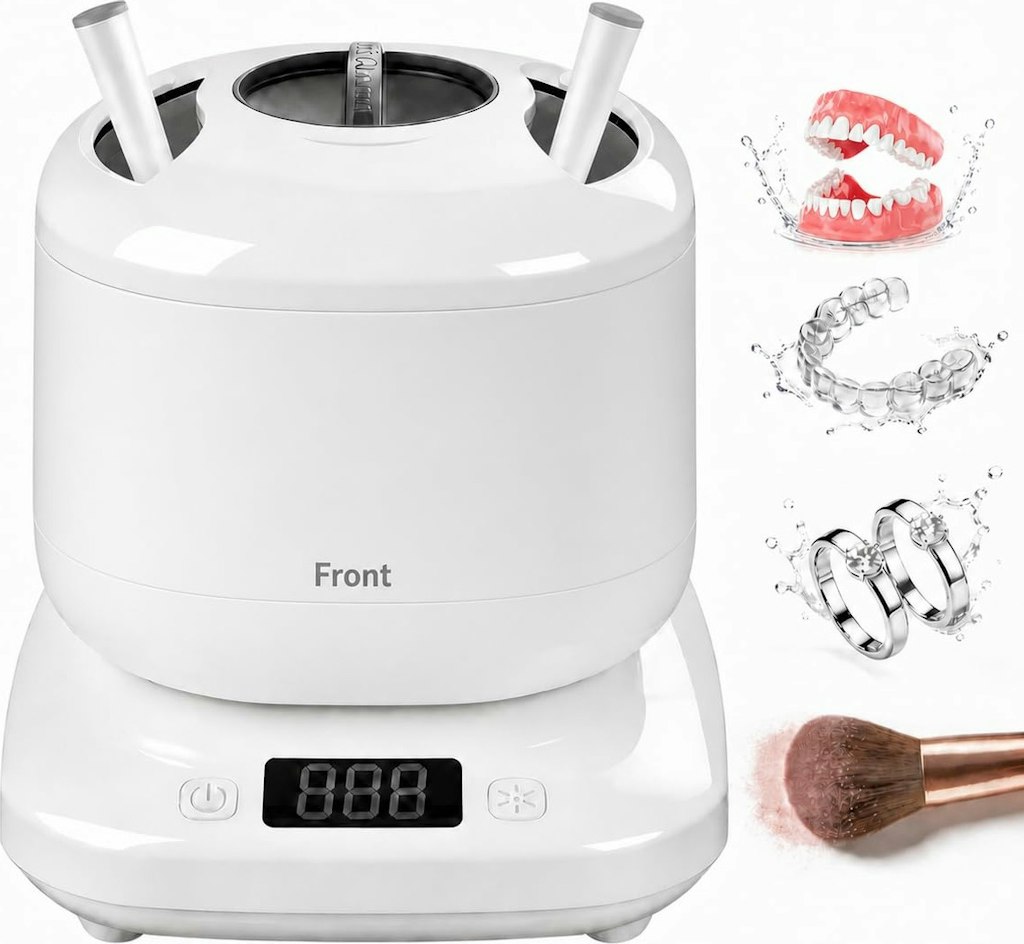 Ultrasonic Retainer & Jewelry Cleaner Machine: $9.99 Ultrasonic Retainer & Jewelry Cleaner Machine: $9.99