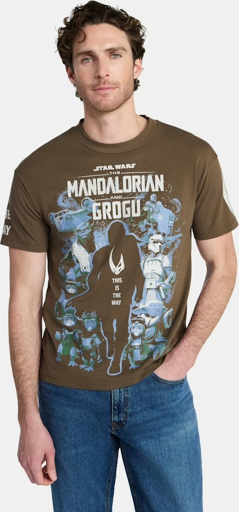 Star Wars The Mandalorian Men's Mando Poster Graphic Tee: $5.81 Star Wars The Mandalorian Men's Mando Poster Graphic Tee: $5.81
