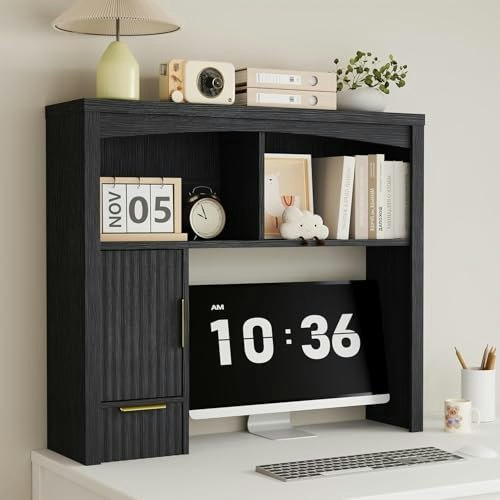 Homiflex 37-Inch Desktop Hutch Shelf Organizer: $47.69 Homiflex 37-Inch Desktop Hutch Shelf Organizer: $47.69