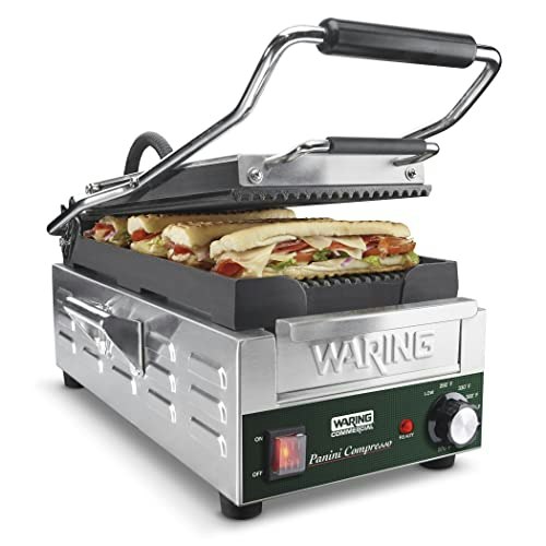 Waring 7.75" x 14.5" Ribbed Panini Press: $819 Waring 7.75" x 14.5" Ribbed Panini Press: $819