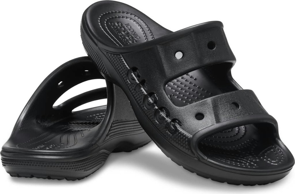 Crocs Baya Two-Strap Slide Sandals: $16