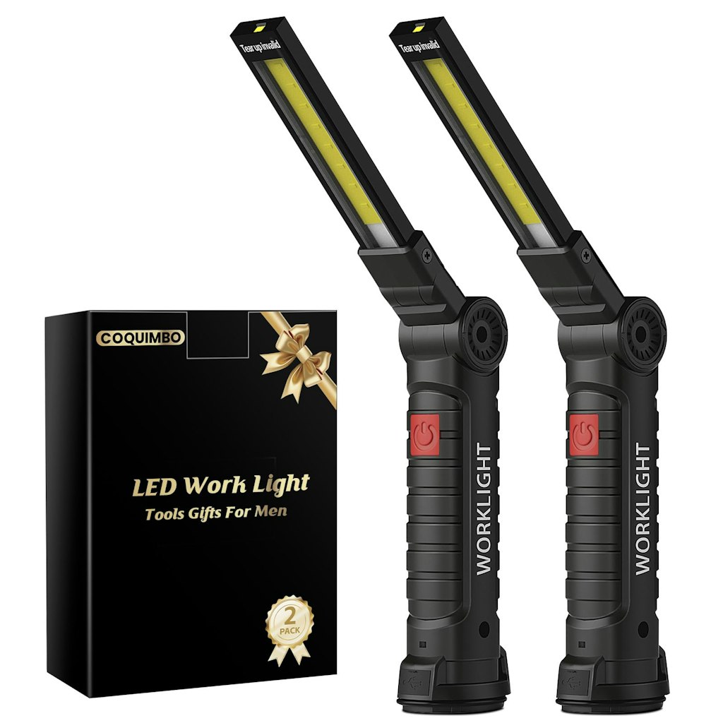 Rechargeable LED Work Light 2-Pack: $9.99