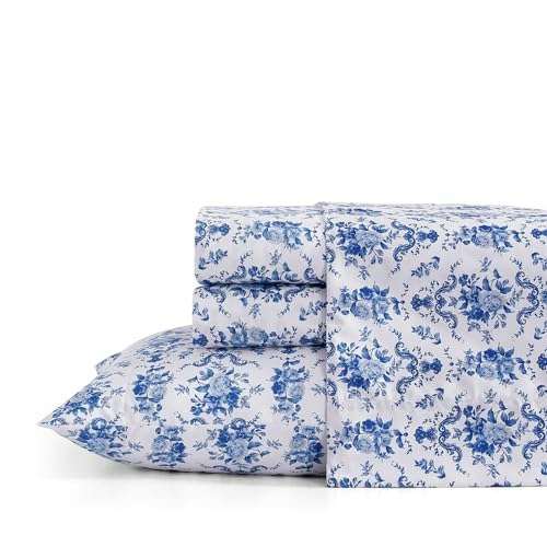Elle Decor Queen Microfiber Printed Sheet Set 4-Piece: $15.15