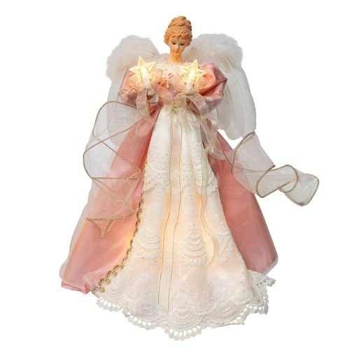 Kurt Adler 14-inch 10-Light Angel Treetop: $50.53 Kurt Adler 14-inch 10-Light Angel Treetop: $50.53