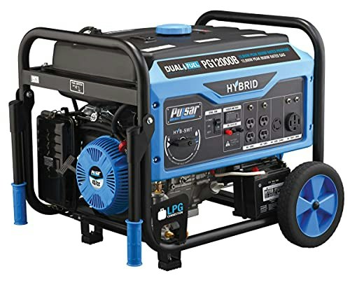 Pulsar PG12000B 12,000W Dual Fuel Portable Generator: $1,199 Pulsar PG12000B 12,000W Dual Fuel Portable Generator: $1,199
