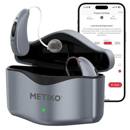 Metiko Elclear 64-Channel AI Rechargeable Hearing Aids: $339.99 Metiko Elclear 64-Channel AI Rechargeable Hearing Aids: $339.99