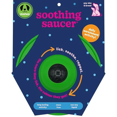 Stashios Soothing Saucer Dog Slow Lick Mat: $27.99 Stashios Soothing Saucer Dog Slow Lick Mat: $27.99