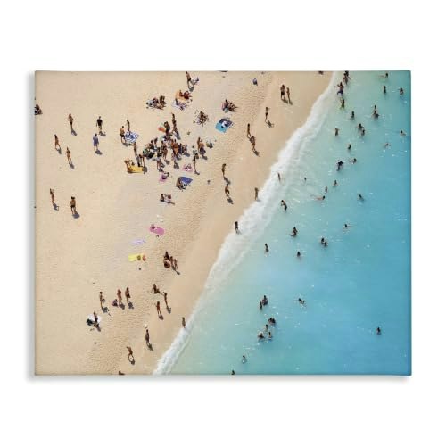 Aerial Beach View Sunbathers 24x30-Inch Canvas Wall Art: $45.58 Aerial Beach View Sunbathers 24x30-Inch Canvas Wall Art: $45.58