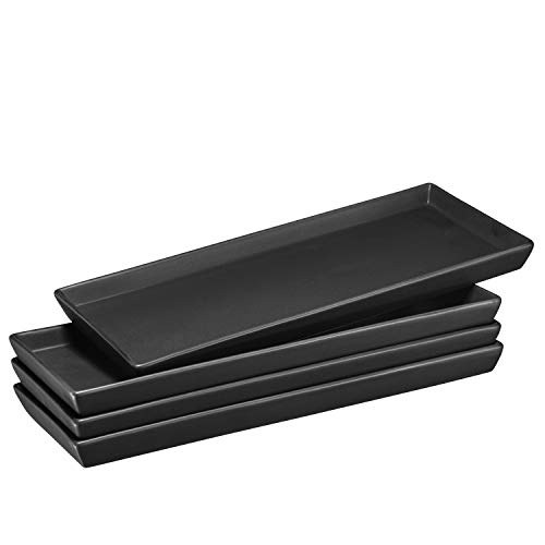 Bruntmor 14" x 6" Ceramic Appetizer Platter 4-Pack: $44.47 Bruntmor 14" x 6" Ceramic Appetizer Platter 4-Pack: $44.47
