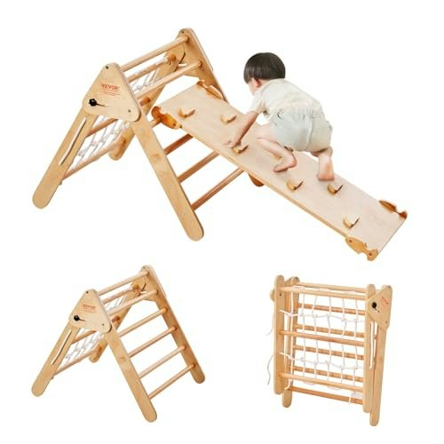 Vevor 4-in-1 Montessori Pikler Triangle Climbing Set: $53.99
