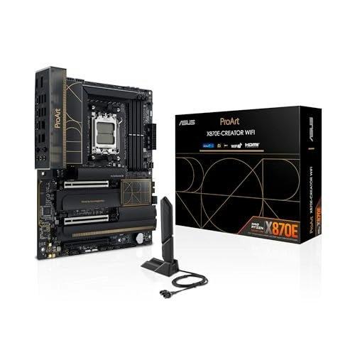 Asus ProArt X870E-Creator WiFi DDR5 EATX Motherboard: $511.99 Asus ProArt X870E-Creator WiFi DDR5 EATX Motherboard: $511.99