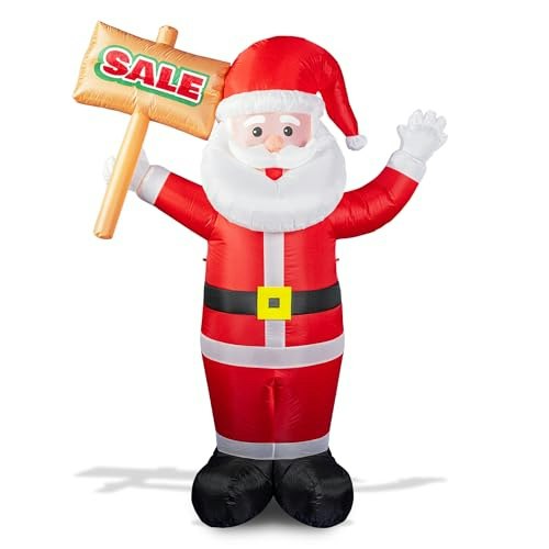 LookOurWay 6-Foot Santa Claus Holiday Lawn Inflatable: $30.32 LookOurWay 6-Foot Santa Claus Holiday Lawn Inflatable: $30.32