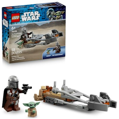 LEGO Star Wars The Mandalorian & Grogu's Speeder Bike for $7 + free shipping w/ Prime