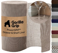 Gorilla Grip PowerGRIP 12" x 10' Drawer & Shelf Liner for $15 + free shipping w/ Prime