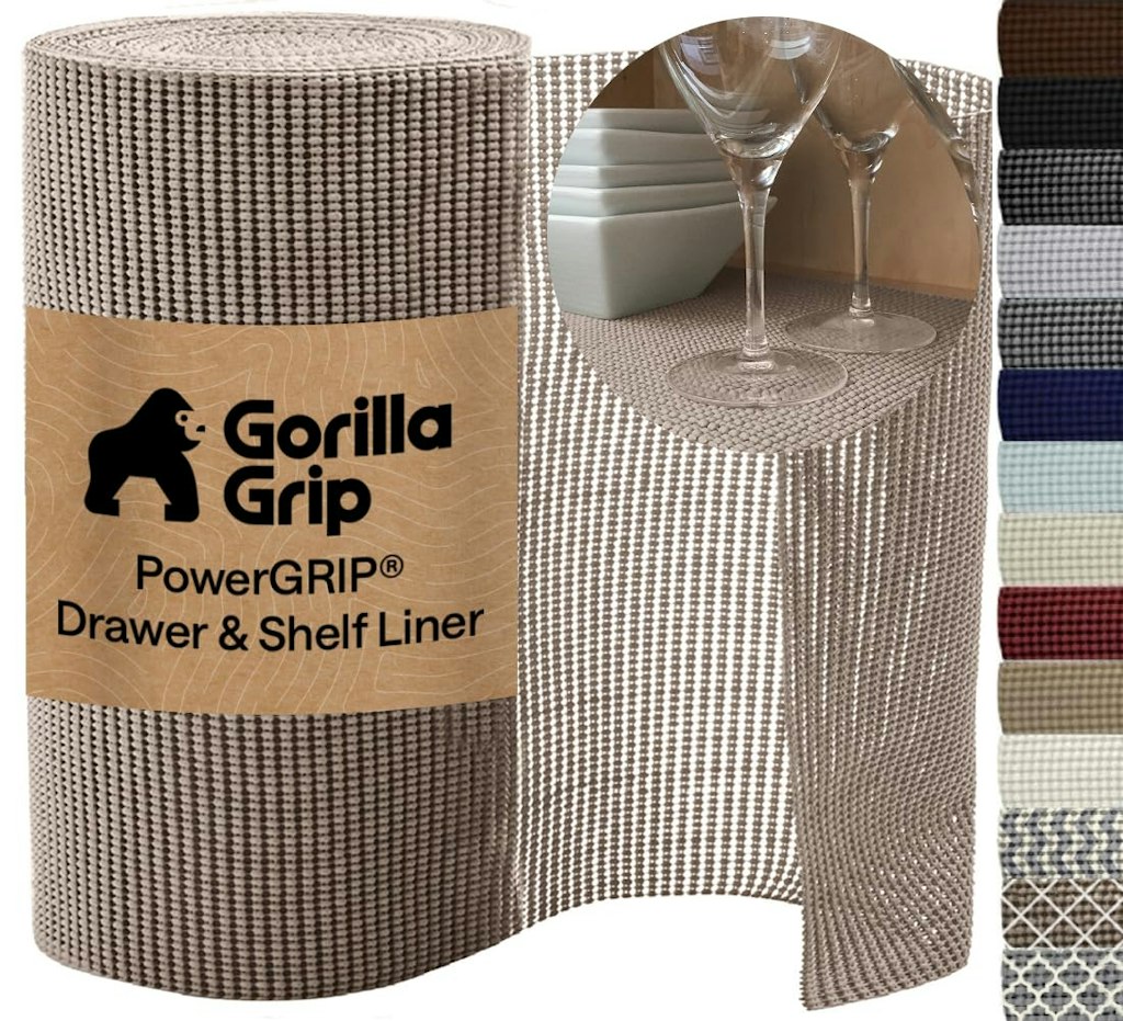 Gorilla Grip PowerGRIP 12" x 10' Drawer & Shelf Liner: $15