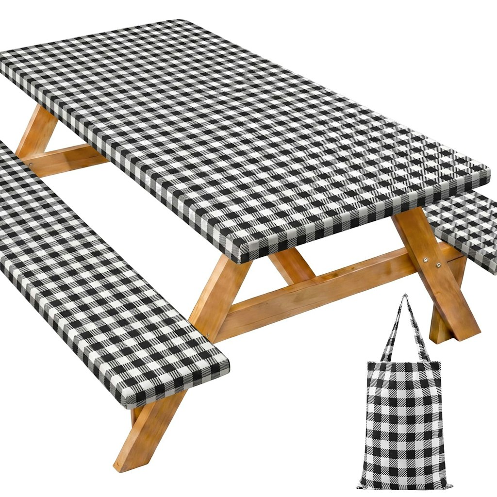Picnic Table Cover w/ Bench Covers 72" Camping Tablecloth: $9.99 Picnic Table Cover w/ Bench Covers 72" Camping Tablecloth: $9.99