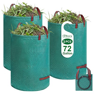 72-Gallon Reusable Lawn Leaf Bags 3-Pack for $14 + free shipping w/ Prime