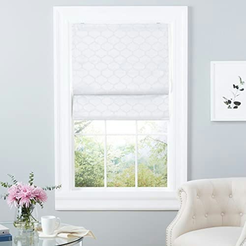 Exclusive Home Montague Trellis 23"x64" Total Blackout Roman Shade: $28.73 Exclusive Home Montague Trellis 23"x64" Total Blackout Roman Shade: $28.73