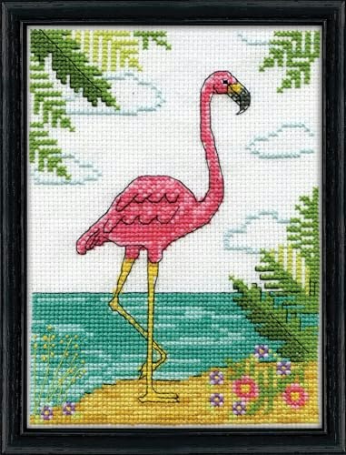 Design Works Crafts Flamingo Counted Cross Stitch Kit: $9.34 Design Works Crafts Flamingo Counted Cross Stitch Kit: $9.34