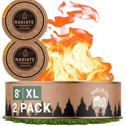 Radiate Portable Campfire Fire Pit 2-Pack: $54.99