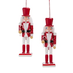 North Pole Trading Co. Nutcracker Ornament 2-Pack for $12 + free shipping w/ $49