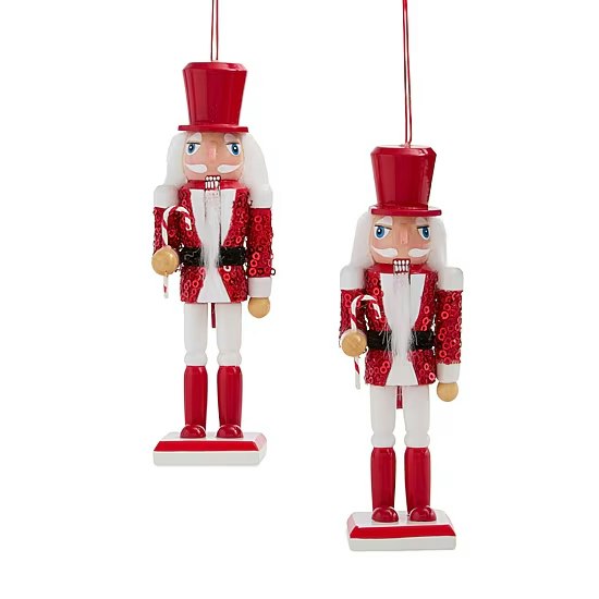 North Pole Trading Co. Nutcracker Ornament 2-Pack: $12