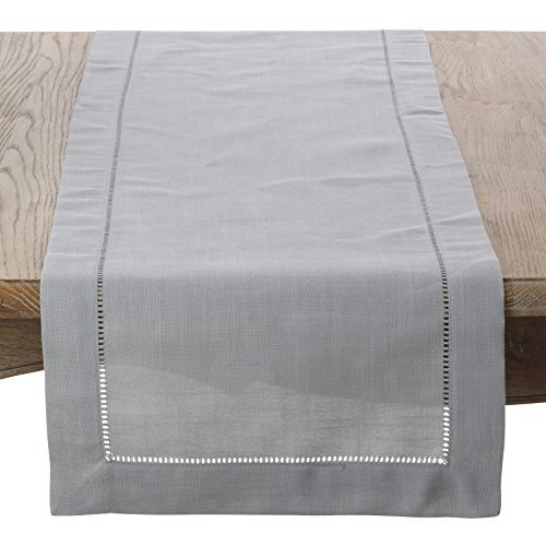 Saro Lifestyle 16"x72" Classic Hemstitch Table Runner: $25 Saro Lifestyle 16"x72" Classic Hemstitch Table Runner: $25