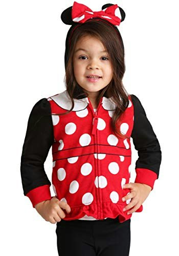 Minnie Mouse Toddler Girls' Costume Zip-up Hoodie 5T: $16.99 Minnie Mouse Toddler Girls' Costume Zip-up Hoodie 5T: $16.99