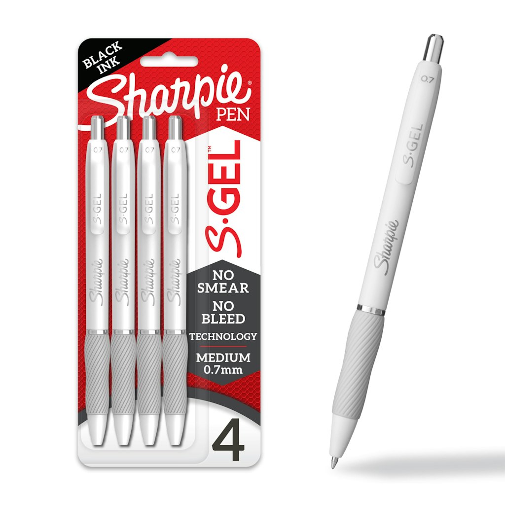 Sharpie S-Gel Black Ink Medium Point 4-Count Gel Pens: $4.63 w/ Subscribe & Save Sharpie S-Gel Black Ink Medium Point 4-Count Gel Pens: $4.63 w/ Subscribe & Save