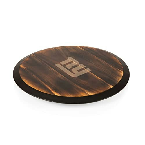 Picnic Time NFL New York Giants Acacia Wood Lazy Susan Serving Tray: $89.95