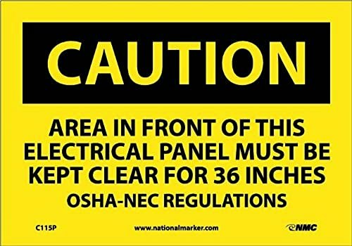 NMC C115P OSHA Sign: $6.22 NMC C115P OSHA Sign: $6.22