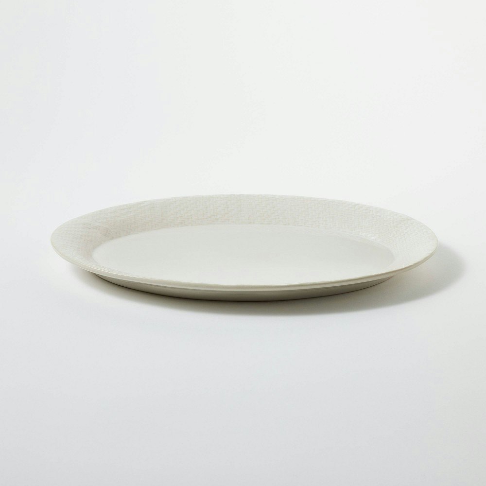 Threshold Designed with Studio McGee Stoneware Oval Serving Platter: $20 Threshold Designed with Studio McGee Stoneware Oval Serving Platter: $20