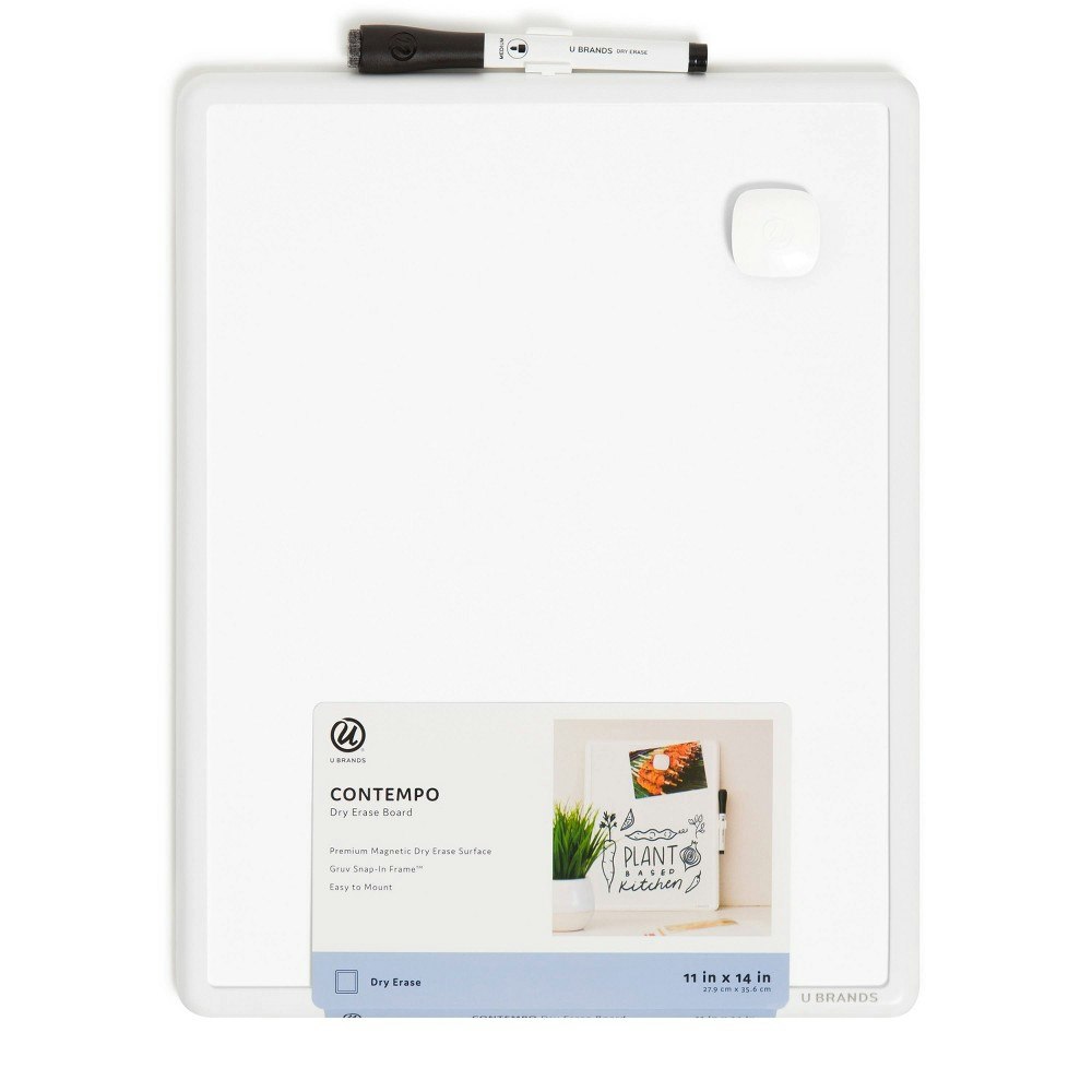 U Brands 11"x14" Contempo Magnetic Dry Erase Board: $7.99 U Brands 11"x14" Contempo Magnetic Dry Erase Board: $7.99