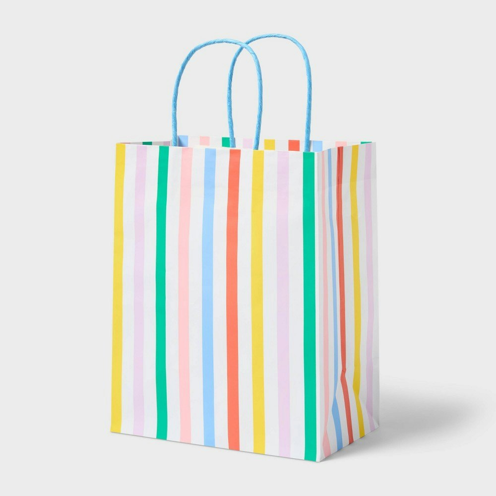 Spritz Small Vertical Striped Gift Bag: $1.50
